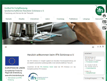 Tablet Screenshot of ifn-schoenow.de